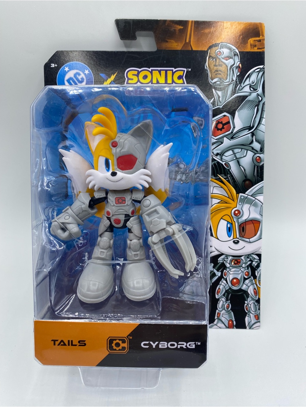 Jakks Pacific DC x Sonic The Hedgehog Tails Cyborg Action Figure
